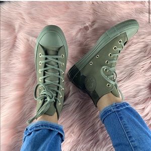 Converse Army Green Unisex High Tops